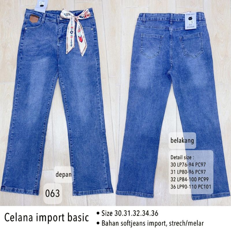 Jual Jeans Import Basic (req) Shopee Indonesia