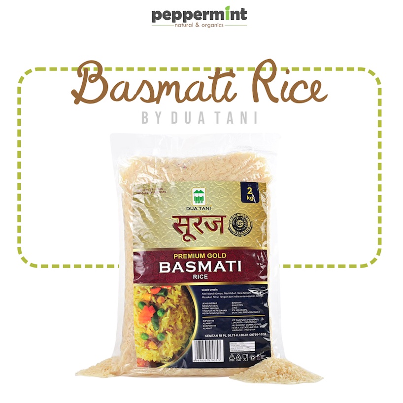 Jual Dua Tani Premium Gold Basmati Rice / Beras Basmati 1 Kg Shopee Indonesia