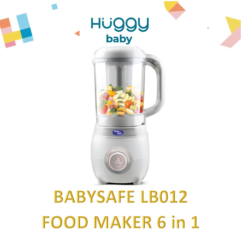 Jual Baby Safe LB012 Food Maker 6 in 1 Alat Pengolah Makanan Bayi LB012