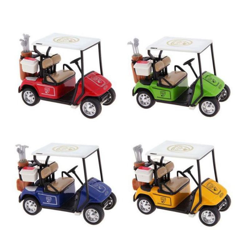 Jual READY miniatur mobil golf pull cart skala 1 36 bahan Alloy untuk