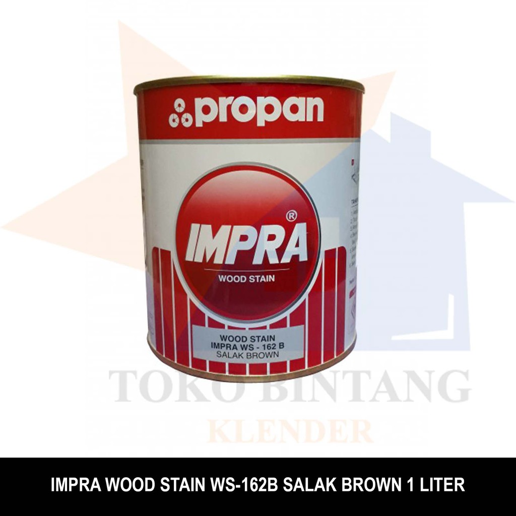 Jual Impra Wood Stain WS162B Salak Brown 1 Liter Shopee Indonesia