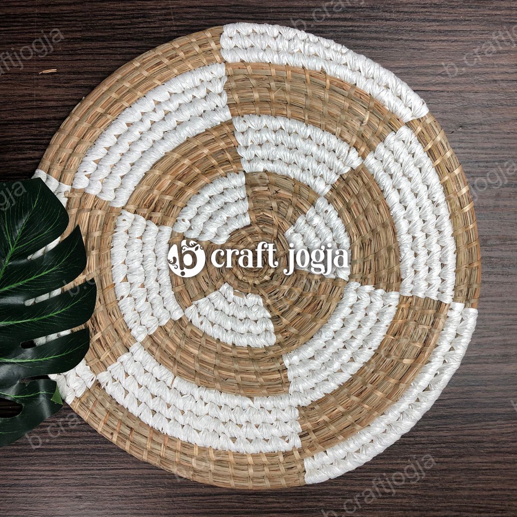 Jual Walldecor Placemat Hiasan Dinding Anyaman Etnik Wall Basket Decor Kerajinan Anyaman B Craft