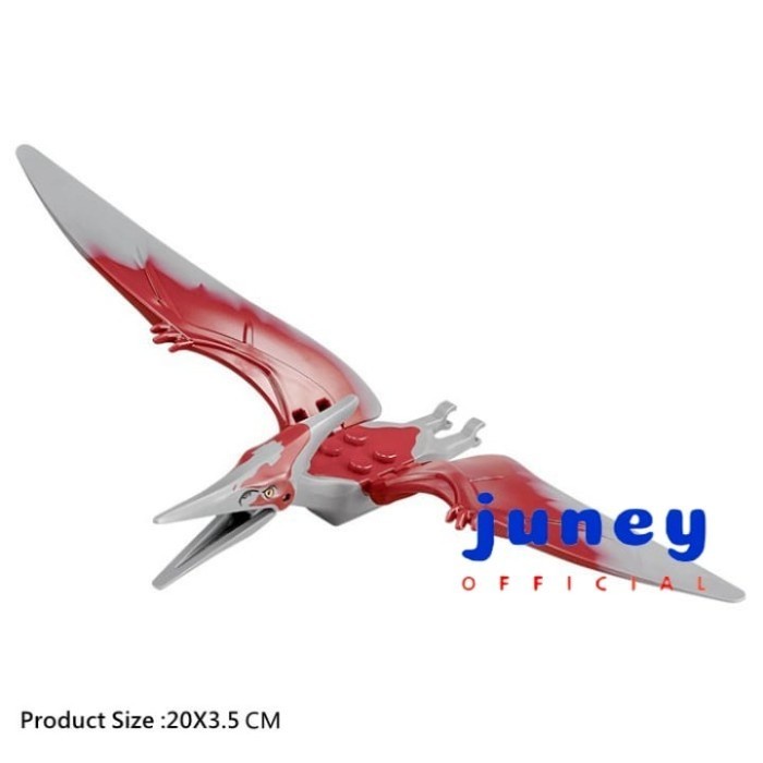 Jual Mudah Lego Dino Pteranodon Silver Mini Minifigure Dinosaurus