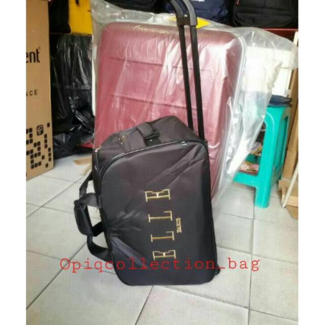Jual TRAVEL BAG TROLLEY ELLE Shopee Indonesia