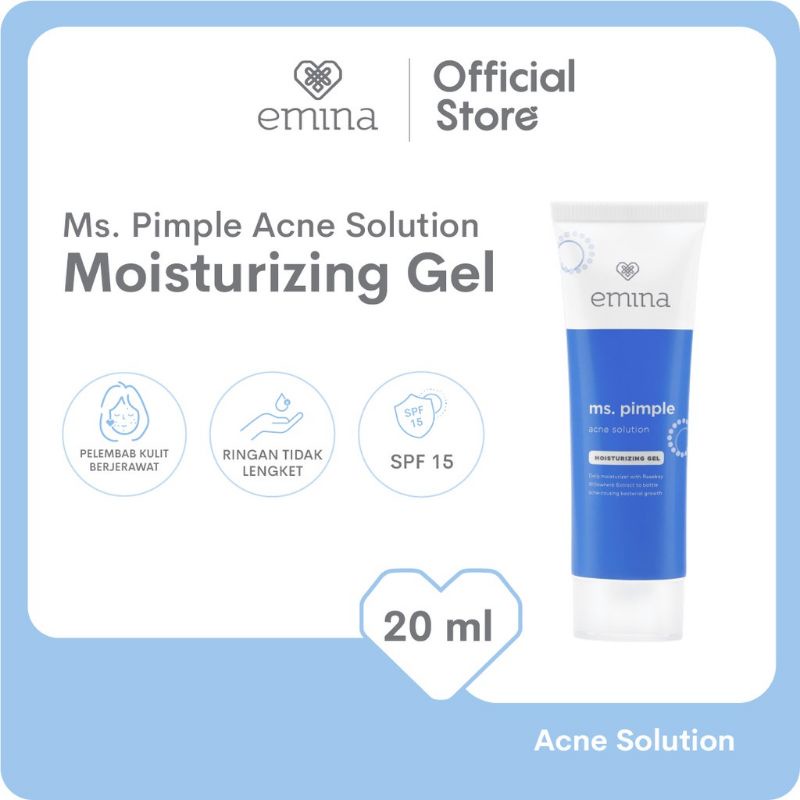 Jual EMINA MS PIMPLE MOISTURIZING GEL /EMINA MOISTURIZER Shopee Indonesia
