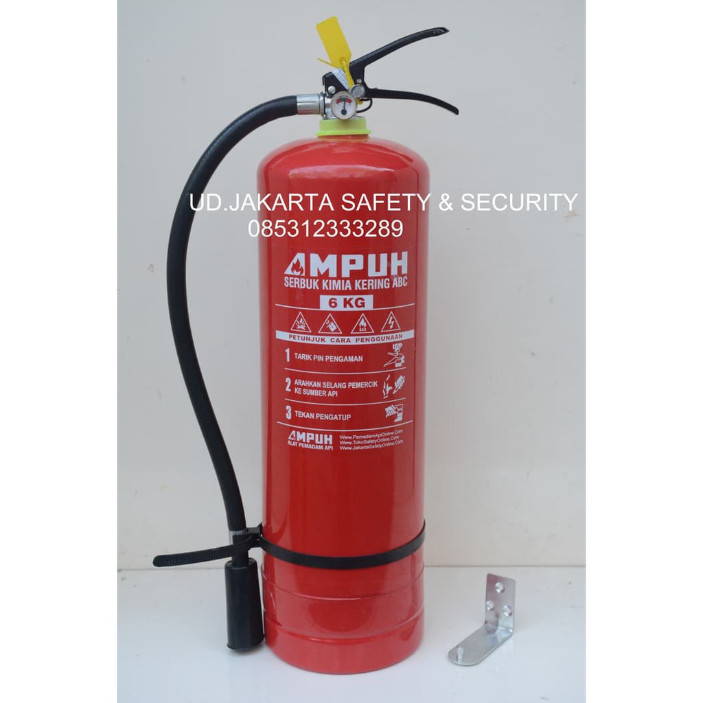Jual APAR DCP FIRE EXTHINGUISHER 6 KG ISI ABC DRYCHEMCAL POWDER PINK