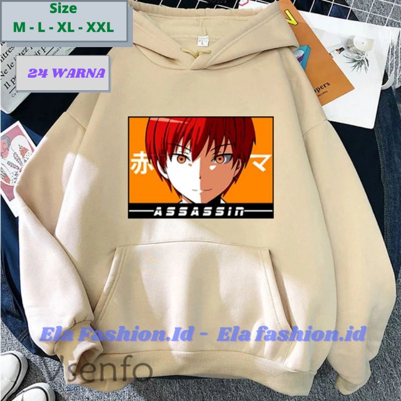 Jual Hoodie Hodie Switer Karma akabane Anime Aestethic Assassination
