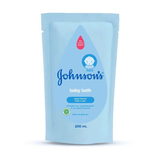 Jual JOHNSONS BABY BATH BLUE 200ML REFFIL Shopee Indonesia