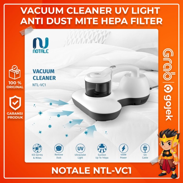 Jual NOTALE Vacuum Cleaner UV Anti Dust Mite HEPA Filter Penyedot Debu