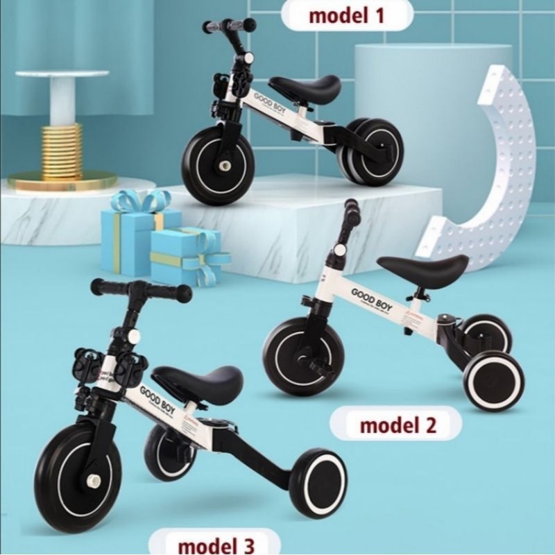 Jual Mini Balance Bike 3 in 1 Tricycle sepeda anak Good Boy Shopee