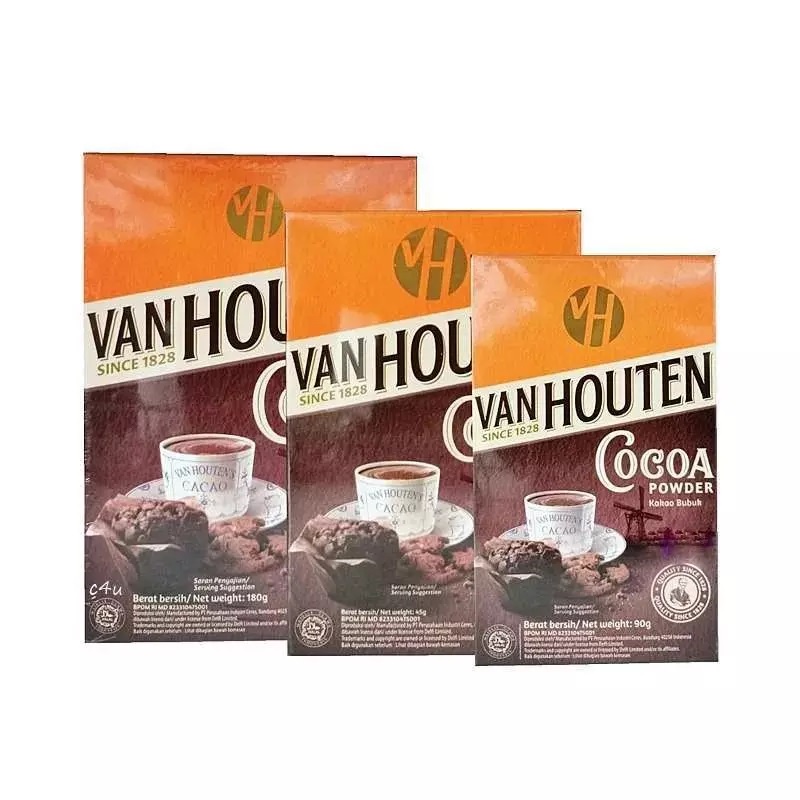 Jual VAN HOUTEN 80gr / 90gr Cocoa Powder Coklat Bubuk Shopee(03)