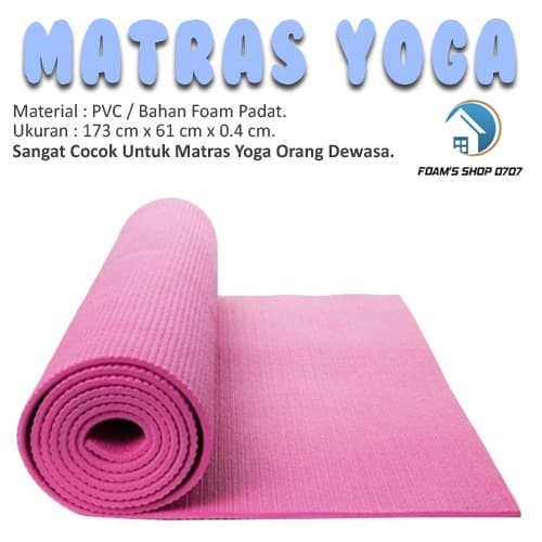 Jual sd0311fs Matras Yoga Bagus Matras Senam Lantai Ukuran 173X60X6 Cm