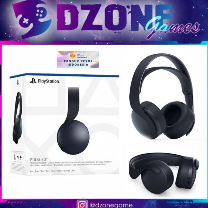 Jual PS5 Pulse 3D Wireless Headset PS5 Headphone Midnight Black sony