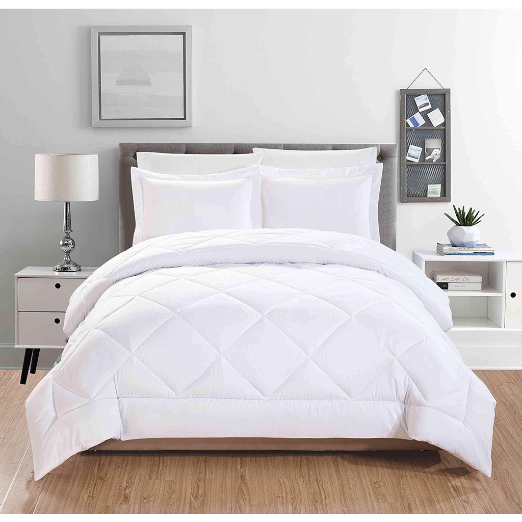 Jual Bed Cover Set Hotel Putih Polos 160/180/200x200x30cm Shopee Indonesia