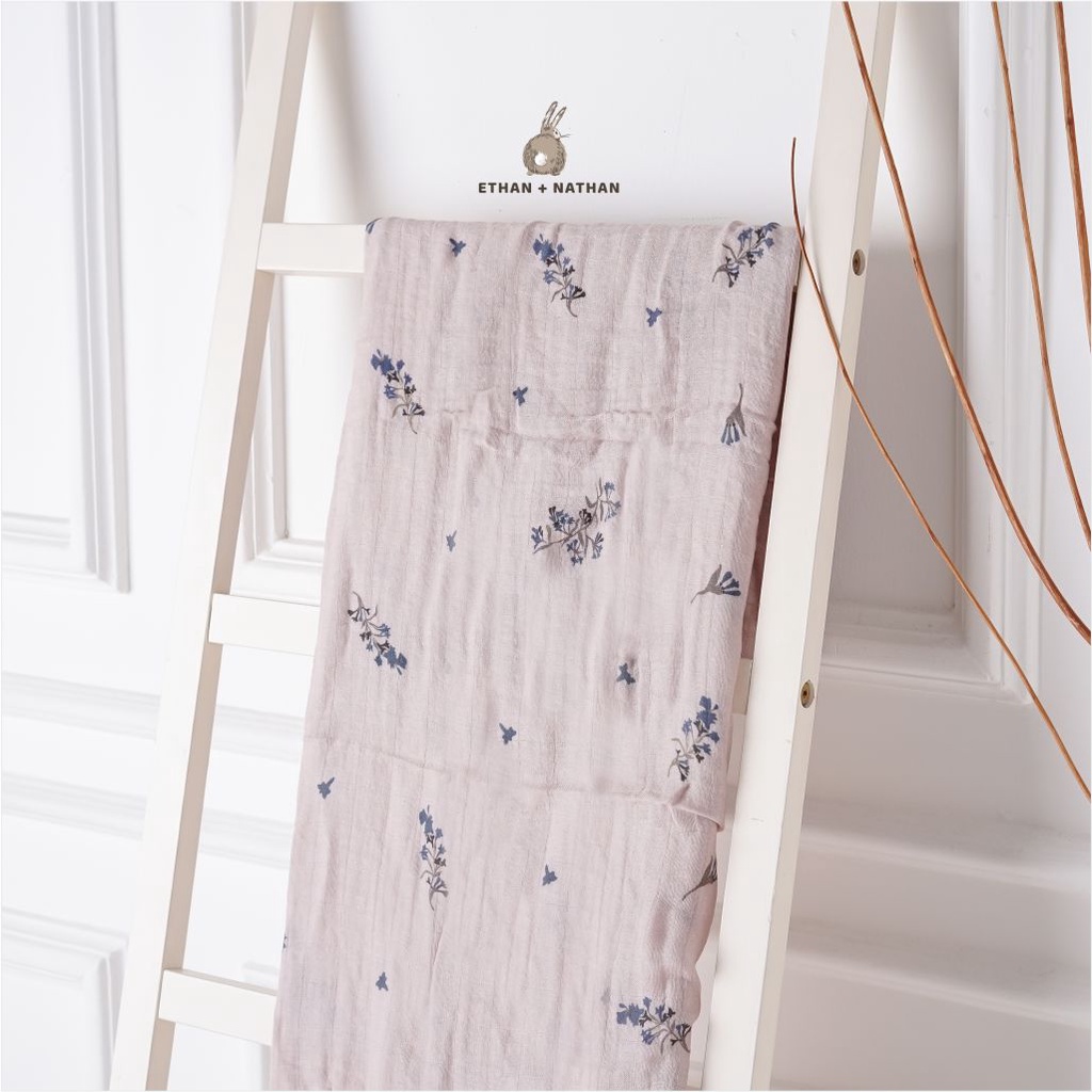 Jual Ethan + Nathan Baby Muslin Swaddle / Bedong Bayi / Selimut Bayi