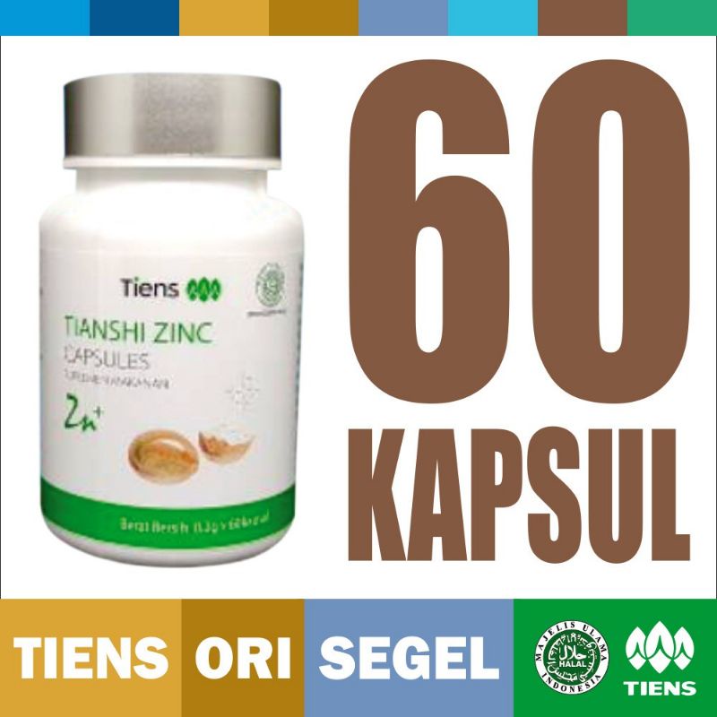 Jual ZINC CAPSULE ORIGINAL/PENGGEMUK BADAN/HERBAL ALAMI/100 HALAL/1BOX