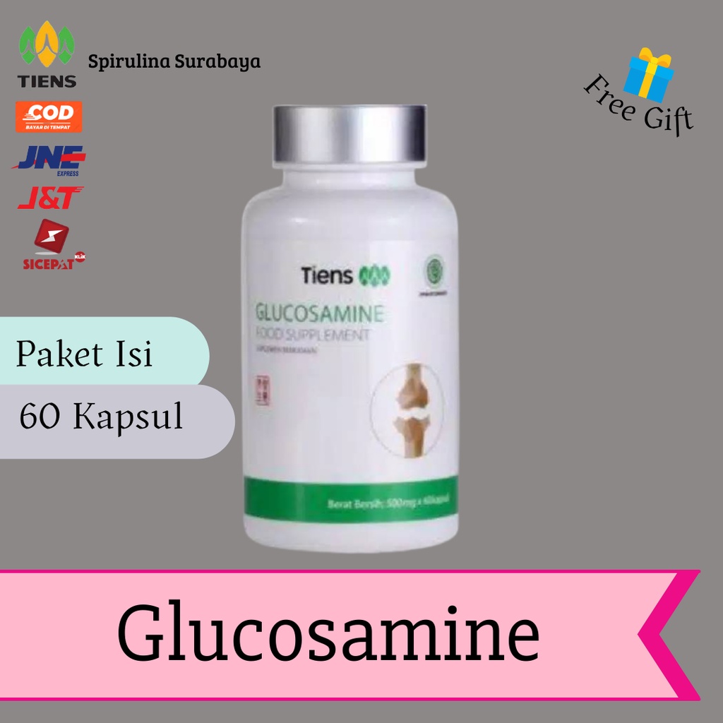 Jual Glucosamine isi 60 kapsul obat untuk membantu pembentukan dan