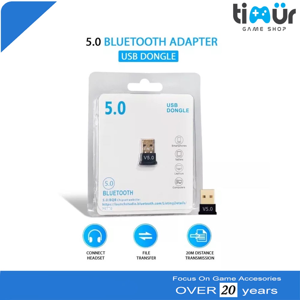 Jual Bluetooth USB 5.0 CSR Mini Dongle Adapter Adaptor Transmitter