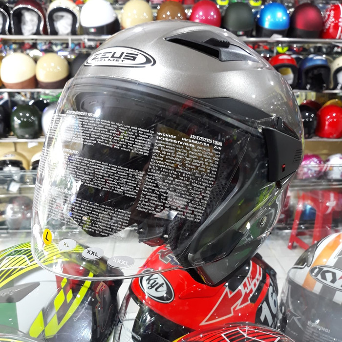 Jual Helm Half Face Zeus Z611 Solid DSIL Shopee Indonesia