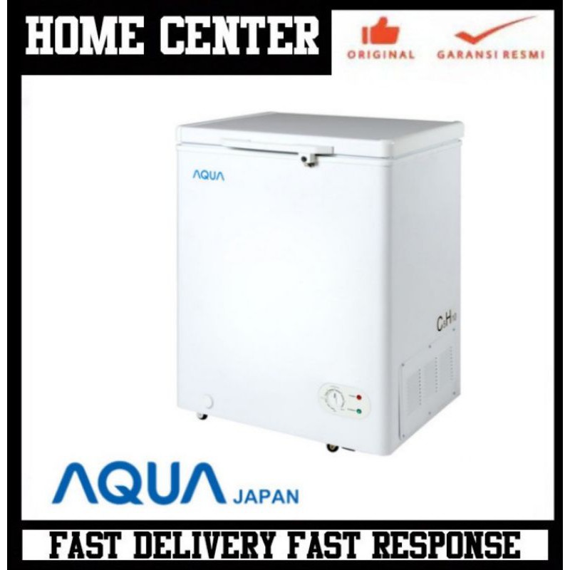 Jual AQUA JAPAN AQF100W CHEST FREEZER AQUA 100 LITER AQF 100 W Shopee Indonesia