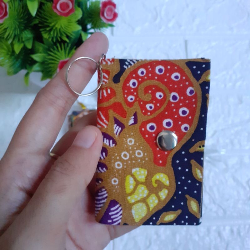 Jual Souvenir Gantungan Kunci Motor Dompet Batik / Souvenir Nikahan
