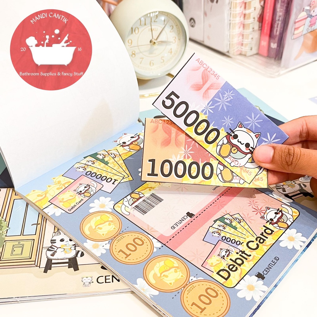 Jual Buku Centle papercraft + Sticker anti air creativity book activity