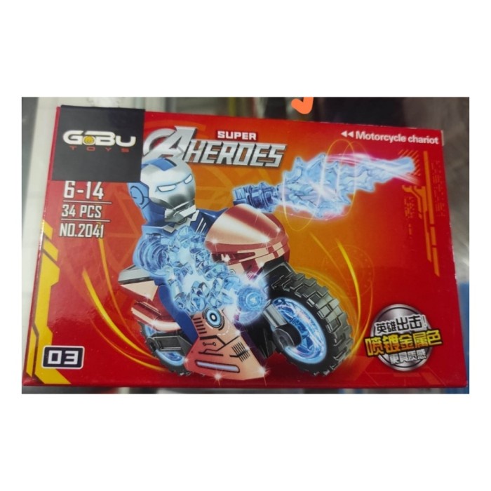 Jual BRICK IRONMAN Motor Super Aheroes / AVANGER FIGURE SET Shopee