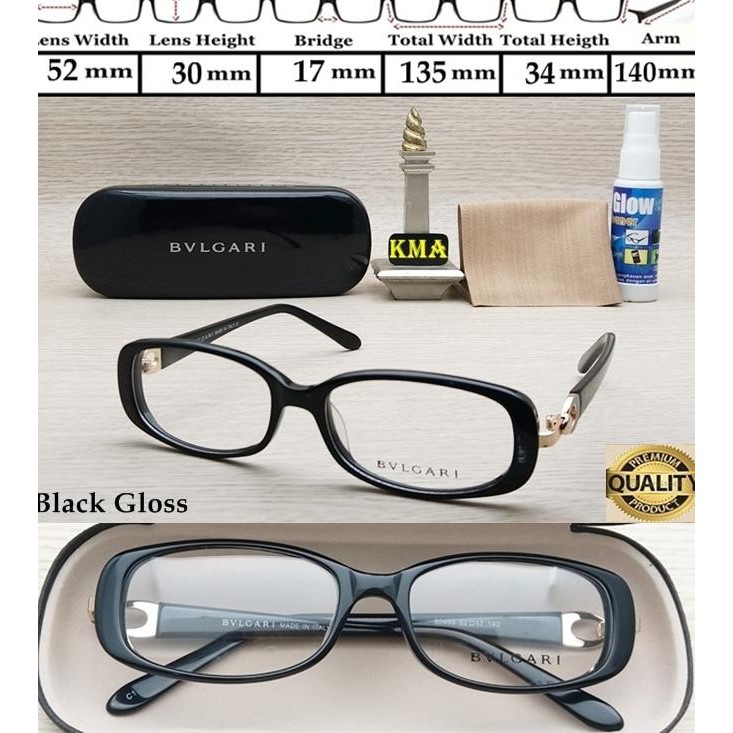 Jual Frame Minus Bvlgari Frame Kacamata Minus Bvlgari Premium Frame(04)