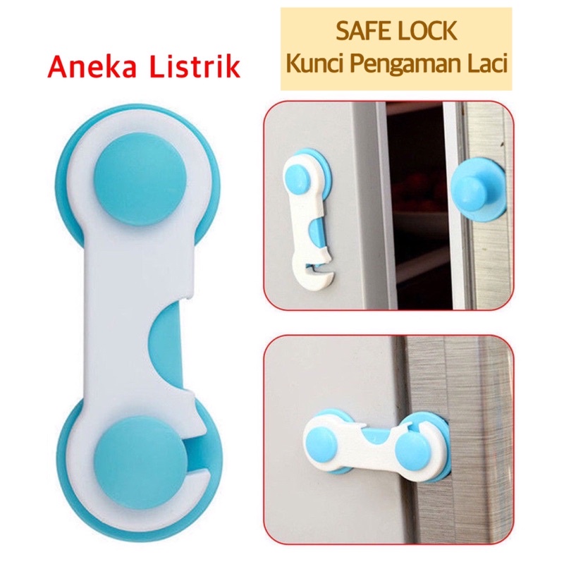 Jual KUNCI PENGAMAN LEMARI KULKAS LACI MEJA BABY SAFETY BELT LOCK DRAWER / CHILD LOCK PROTECTION