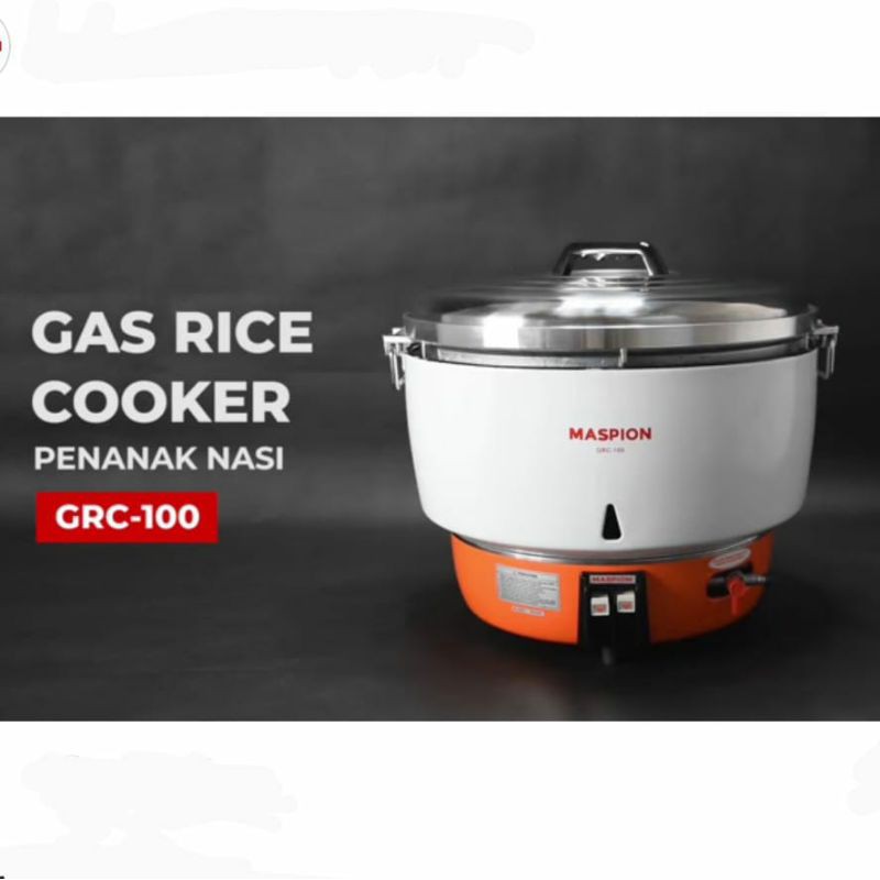 Jual Gas Cooker/Penanak Nasi Gas MASPION GRC100(10Liter & Bergaransi