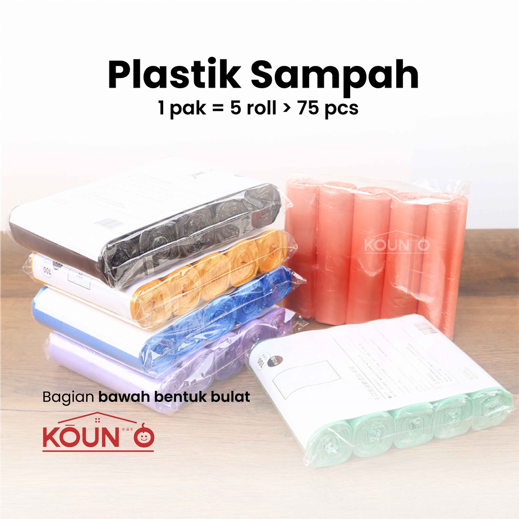 Jual Kantong Plastik Sampah Roll Gulungan Rumah Tangga Dapur Plastik