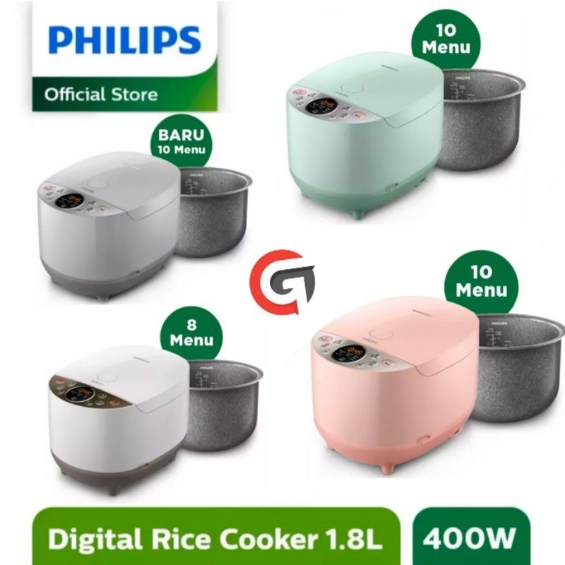Jual PHILIPS HD4515 DIGITAL RICE COOKER 1.8L HD 4515 GARANSI 2 TAHUN