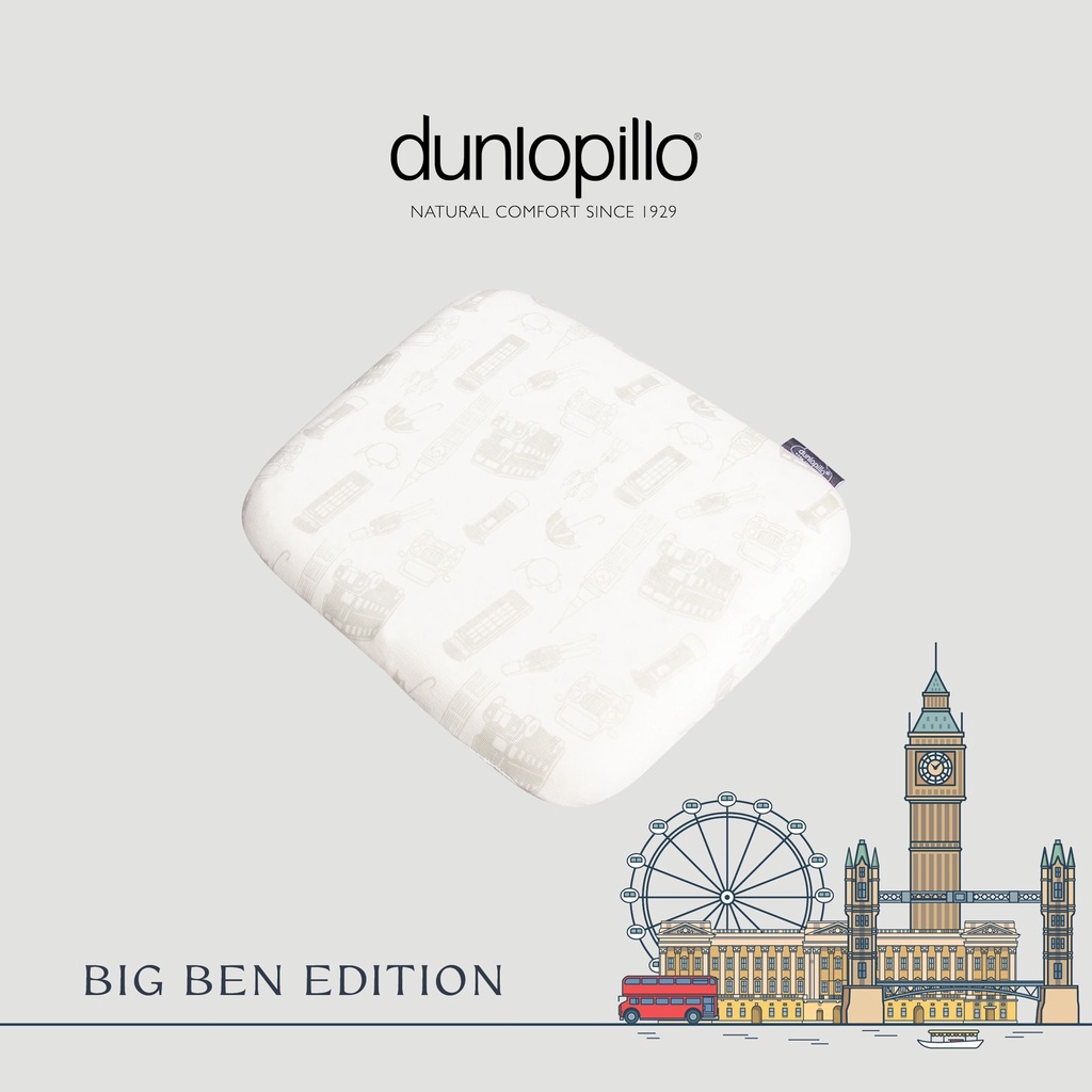 Jual Dunlopillo Big Ben Edition Baby Toddler Latex Pillow 02 yrs
