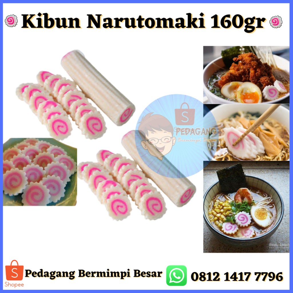 Jual Kibun Narutomaki 160gr Narutomaki Boiled Fish Cake Naruto