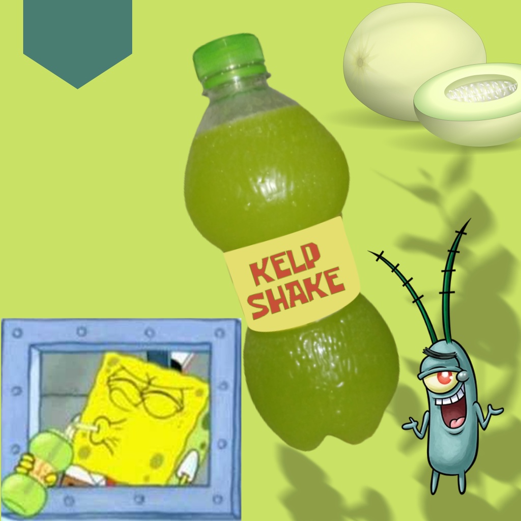 Jual MINUMAN KELP SHAKE ORIGINAL TERMURAH SPONGEBOB!!! Shopee Indonesia