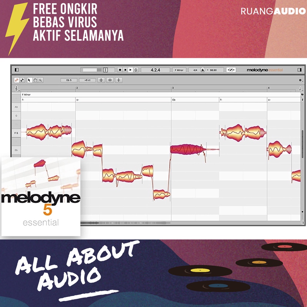 Jual Melodyne Studio 5 v5.4.0 Terbaaru ( Full Activated ) WIN MAC