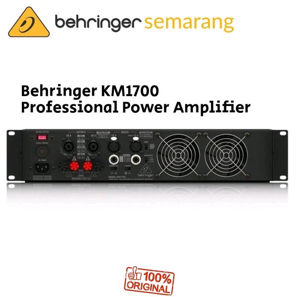 Jual Amplifier Behringer KM1700 KM 1700 Power Amplifier untuk Speaker