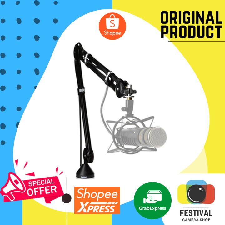Jual Rode PSA1 Studio Boom Arm for Broadcast Microphones Shopee