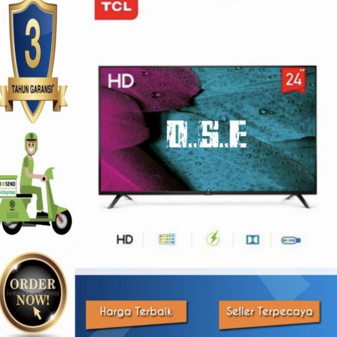 Jual LED TV TCL 24 inch 24B5 USB HDMI Garansi Resmi 3 Tahun Termurah