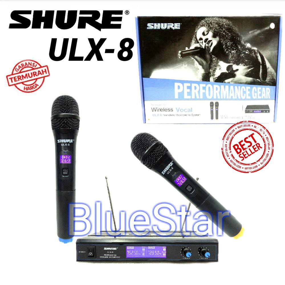 Jual Jual Mic Wireless Shure ULX 8 (Handheld) Shopee Indonesia