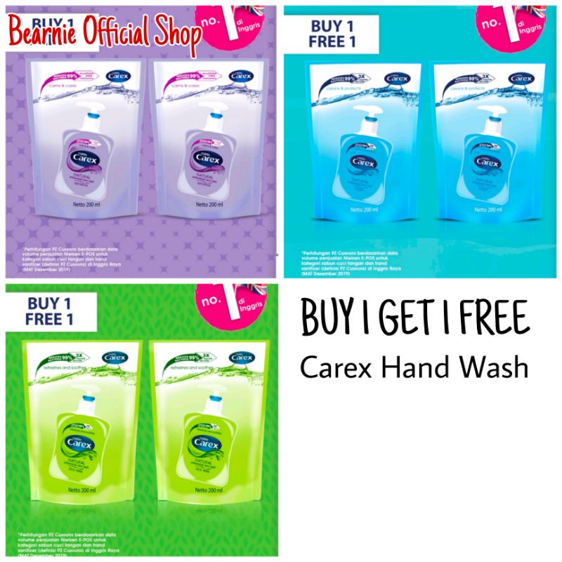 Jual Cussons Carex Hand Wash Sabun Cuci Tangan Sensitive Refill Buy 1