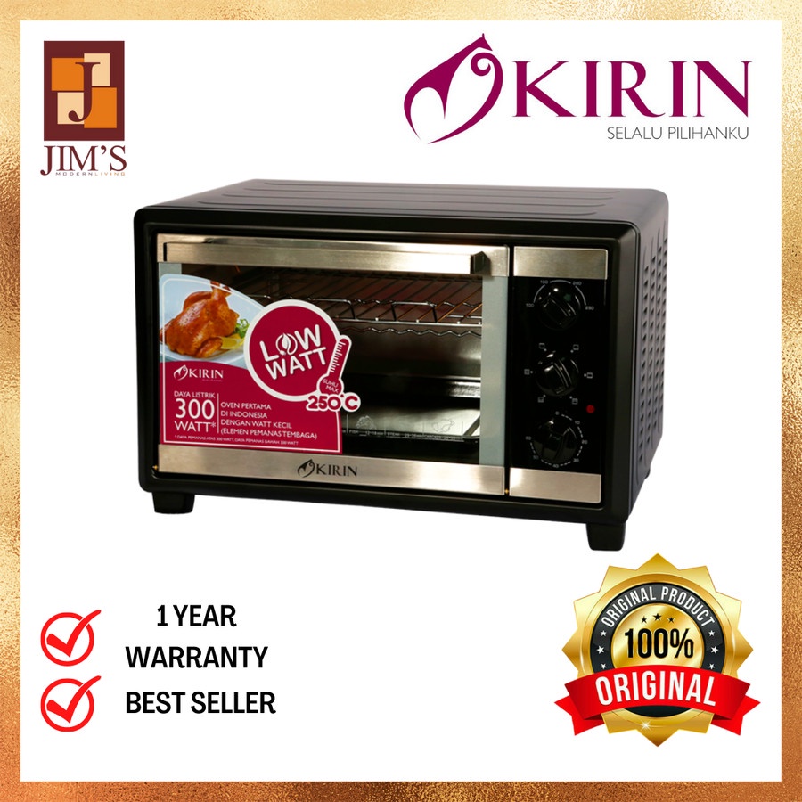 Jual KIRIN OVEN LISTRIK LOW WATT KBO200RAB 20L Shopee Indonesia