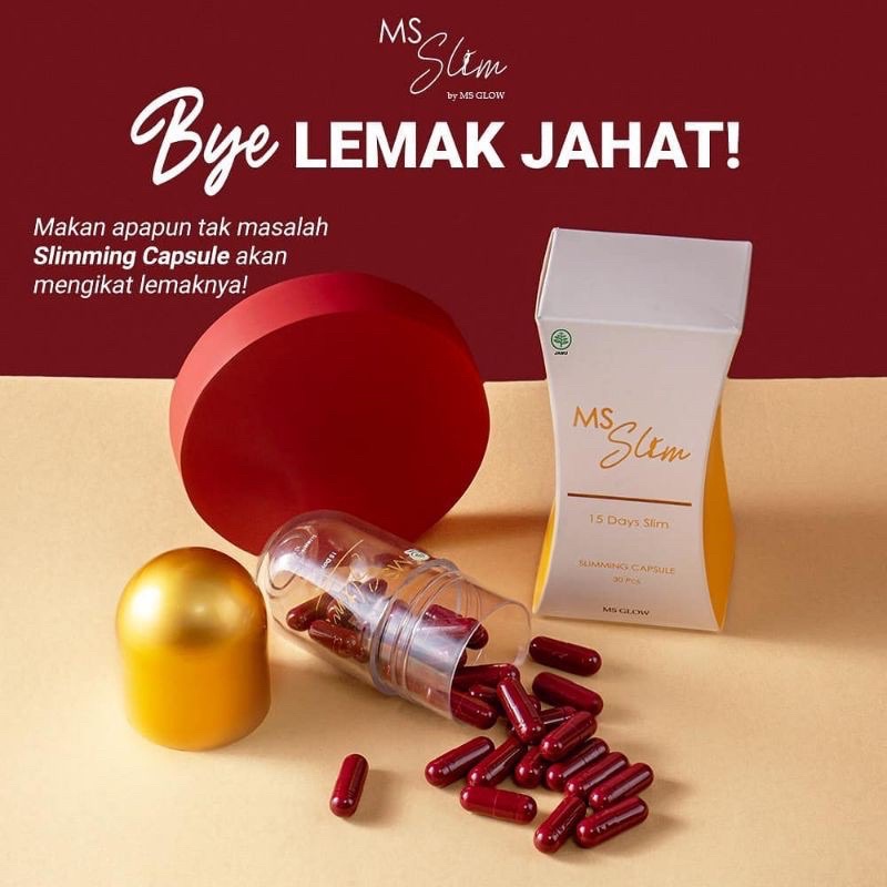 Jual Slimming Capsule Kapsul pengikat lemak Ms glow slimming