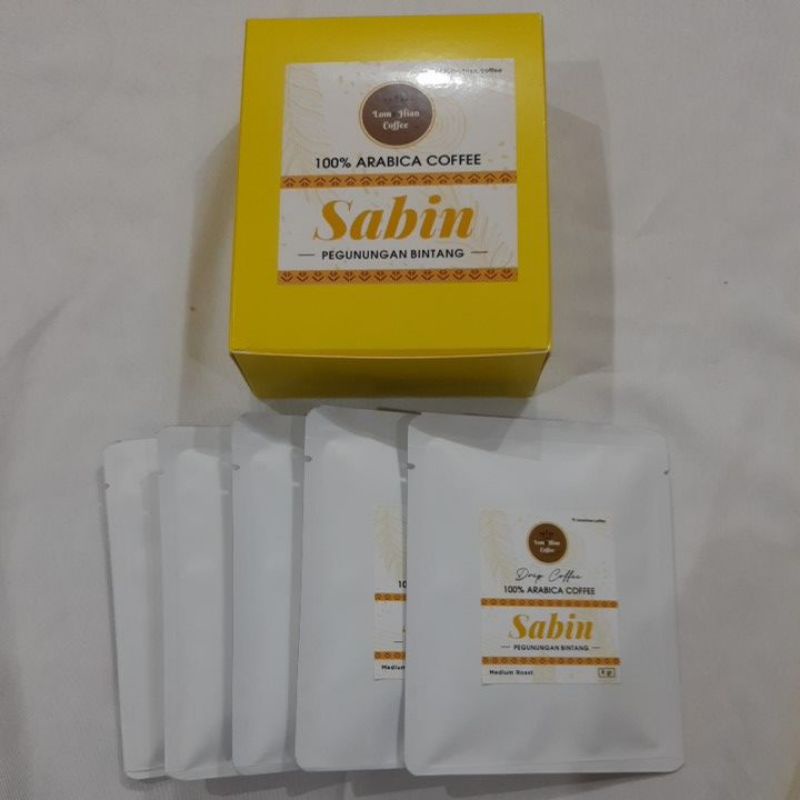 Jual Drip Coffee Sachet Sabin 40 g Shopee Indonesia