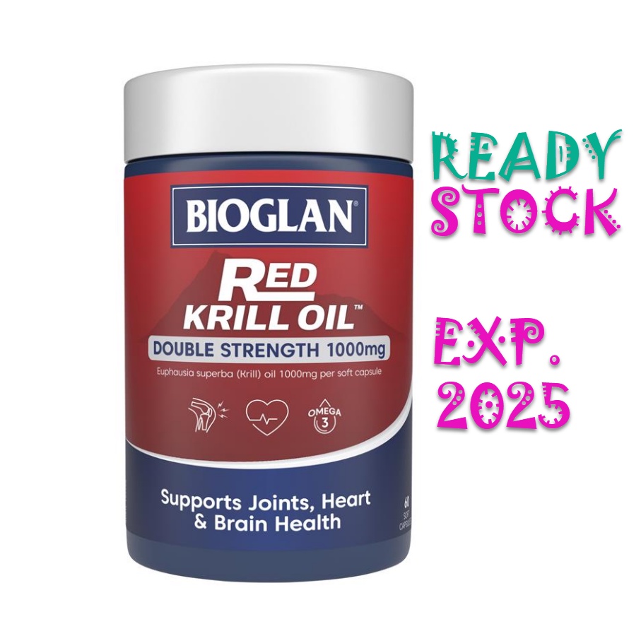 Jual Bioglan Red Krill Oil 1000mg 60 Kapsul Shopee Indonesia