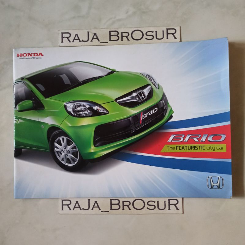 Jual Poster brosur katalog booklet Honda Brio 2013 Shopee Indonesia