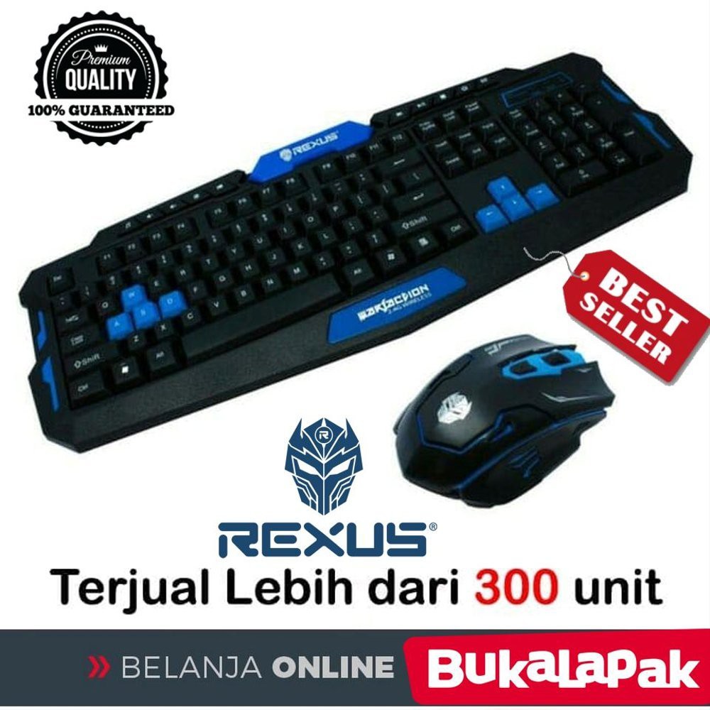 Jual Keyboard Mouse Gaming Rexus Warfaction VR2 Keyboard Mouse Gaming