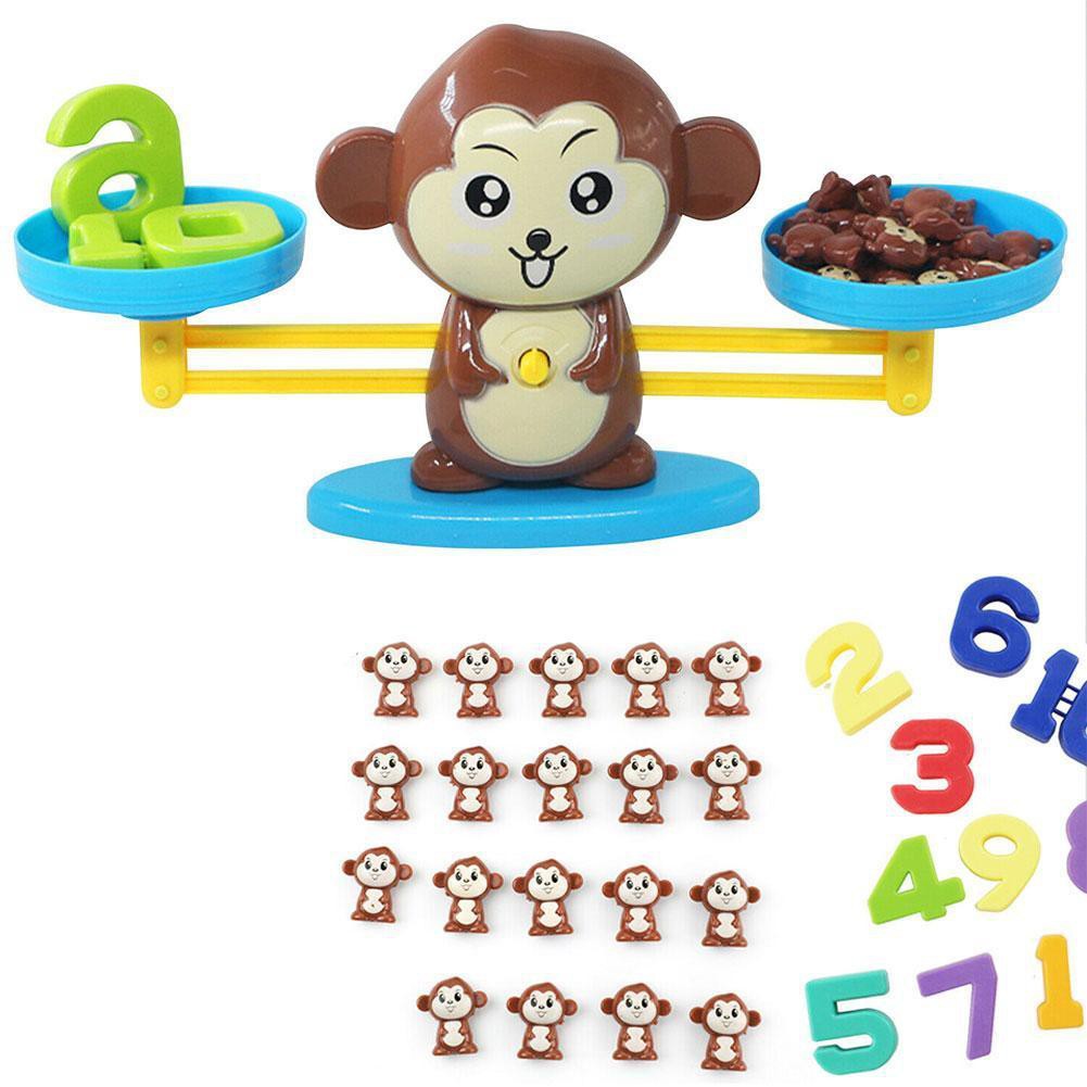 Jual Monkey Balance Scale Math Game Toy Kindergarten Teaching Aids Montessori Early Educational