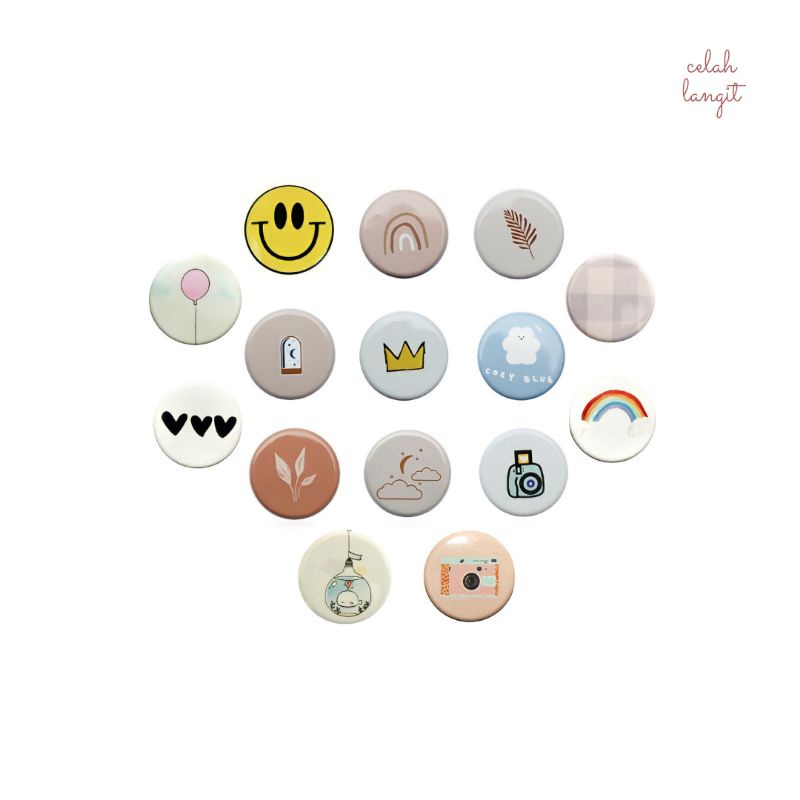 Jual CELAH LANGIT PIN AESTHETIC (32mm) PIN HANYA BISA DIBELI DENGAN