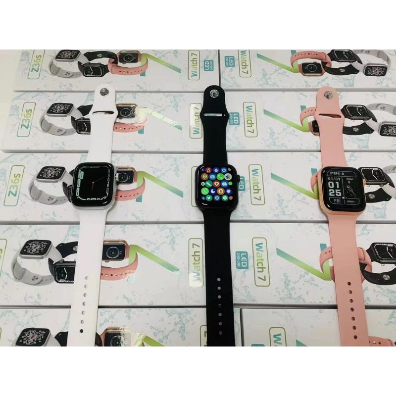 Jual JAM TANGAN SMARTWATCH Z36S SERIES 7 APP FITPRO BISA SCROL BAHAN